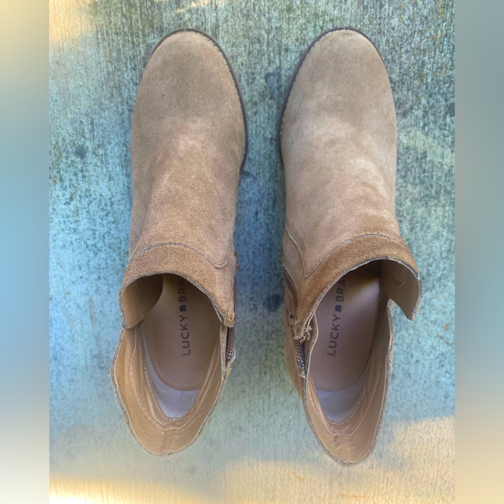Lucky Brand Leather Ankle Boots